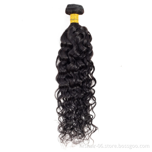 10a grade Peruvian water wave hair crochet braids with human hair wet and wavy